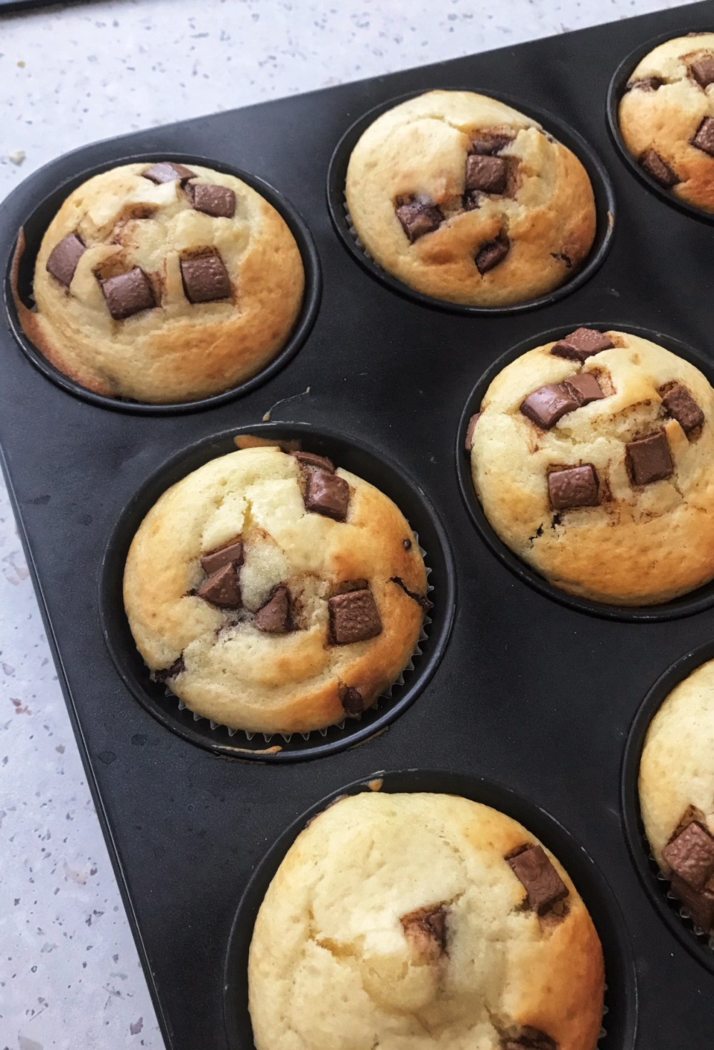 muffins yaourt chocolat au lait