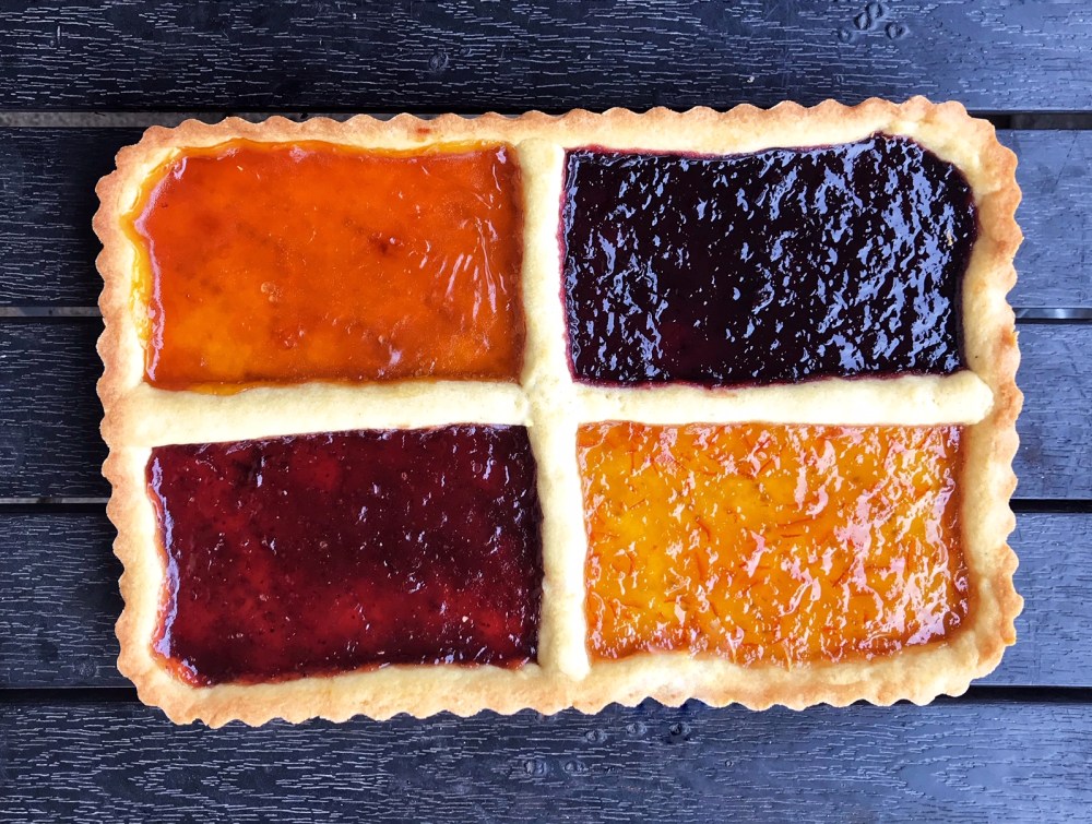 Tarte aux 4 confitures