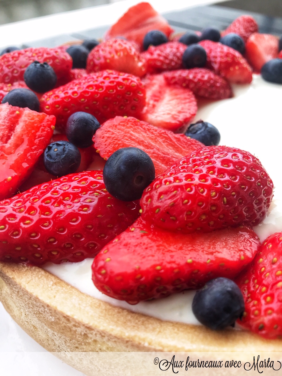 Tarte yaourt fraises1