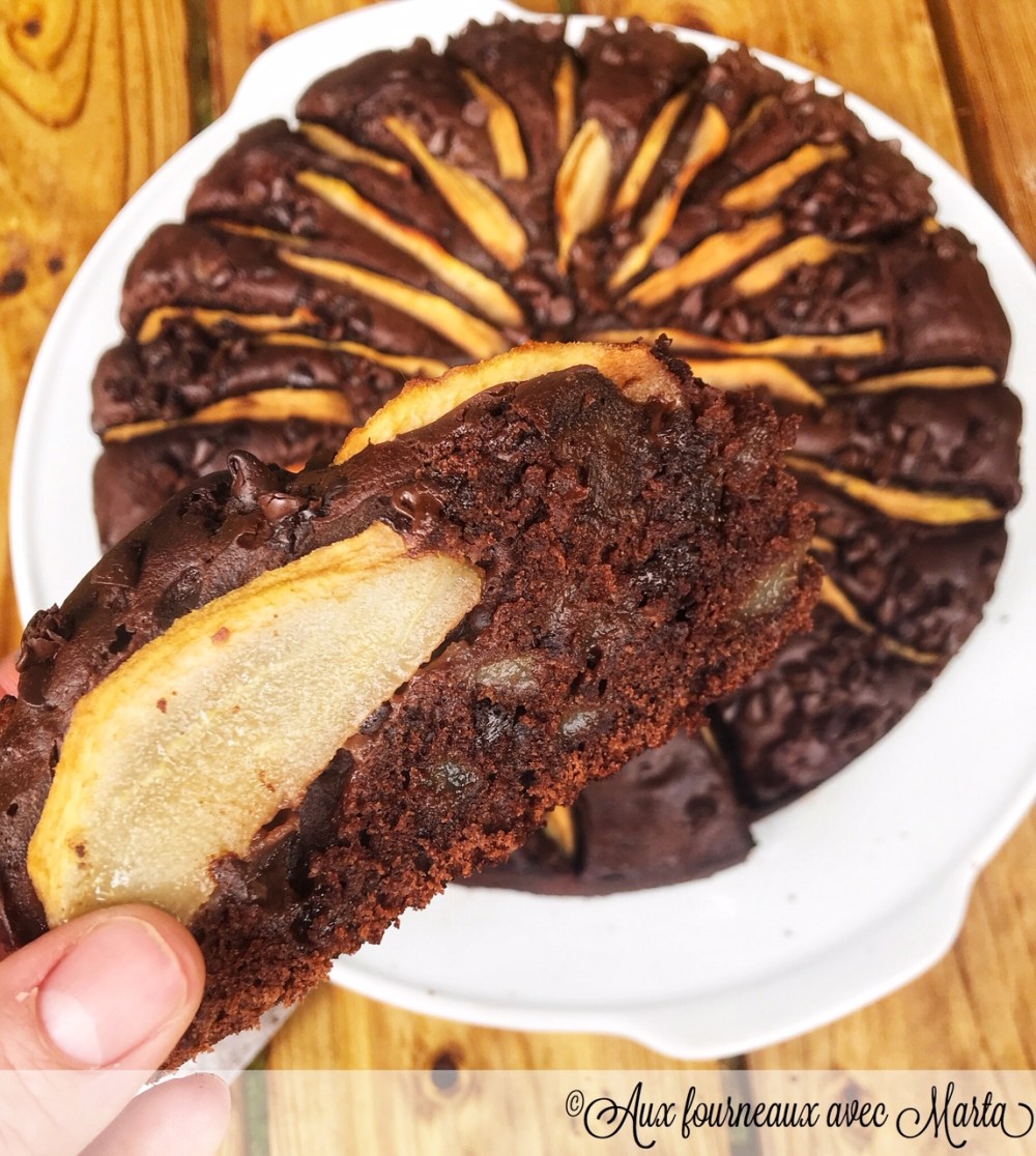 gateau poire chocolat