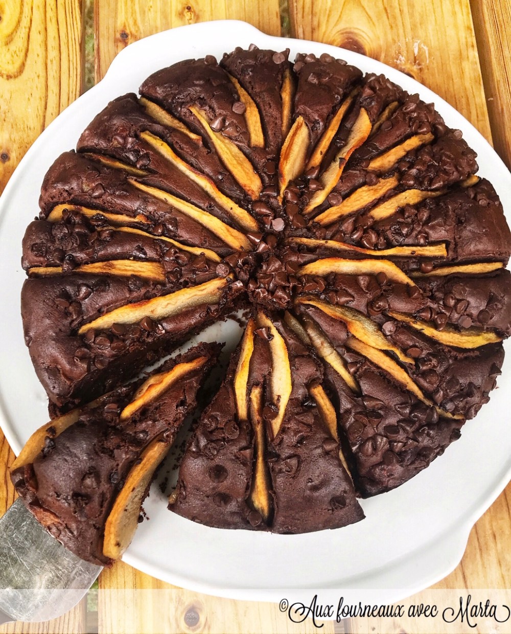 gateau poires chocolat1