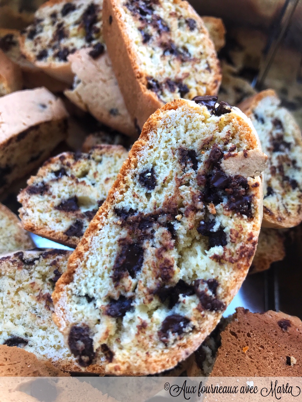 cantucci aux pepites de chocolat8