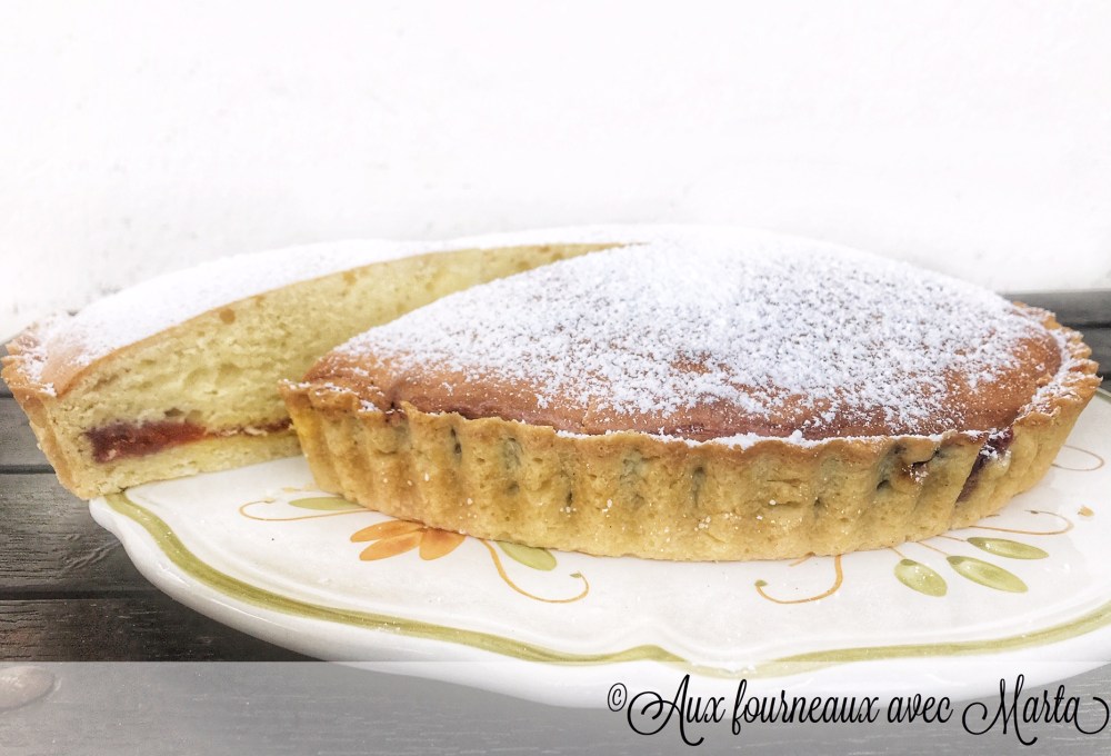 Gateau pâte sablée confiture et citron5
