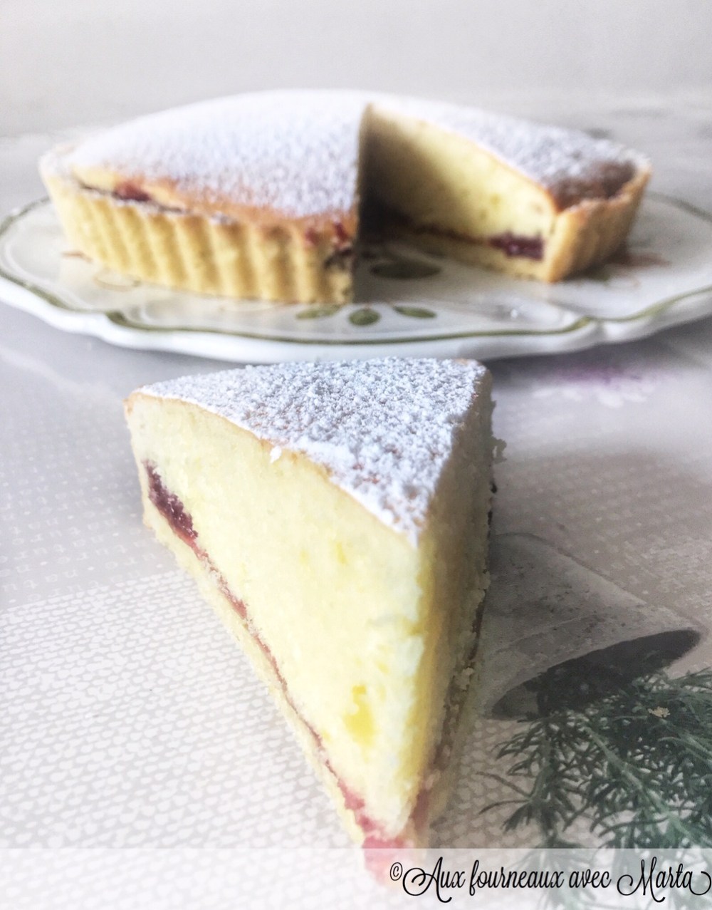 Gateau pâte sablée confiture et citron6