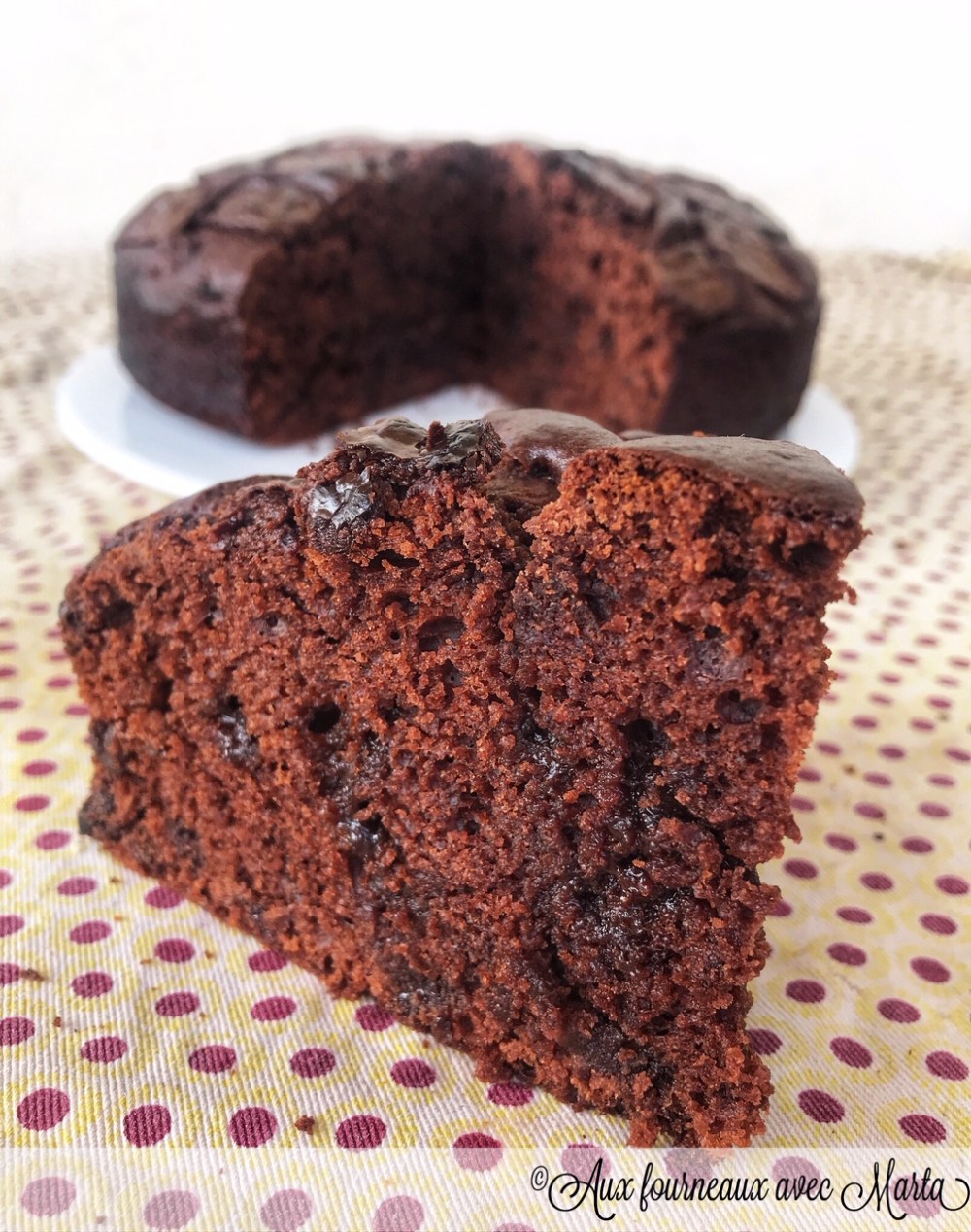 gâteau au chocolat avec éclats d'œuf de Pâques13