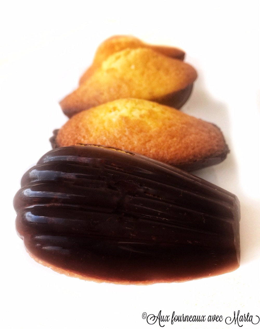 madeleines avec coque en chocolat 2