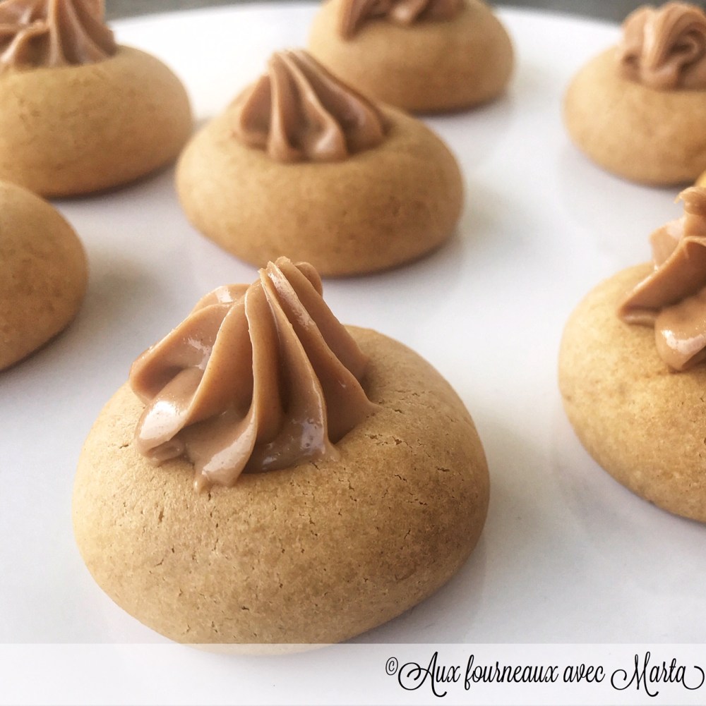 Biscuits à la pâte à tartiner aux noisettes blanche 4