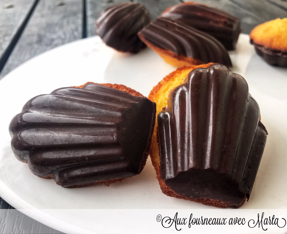 madeleines coque chocolat
