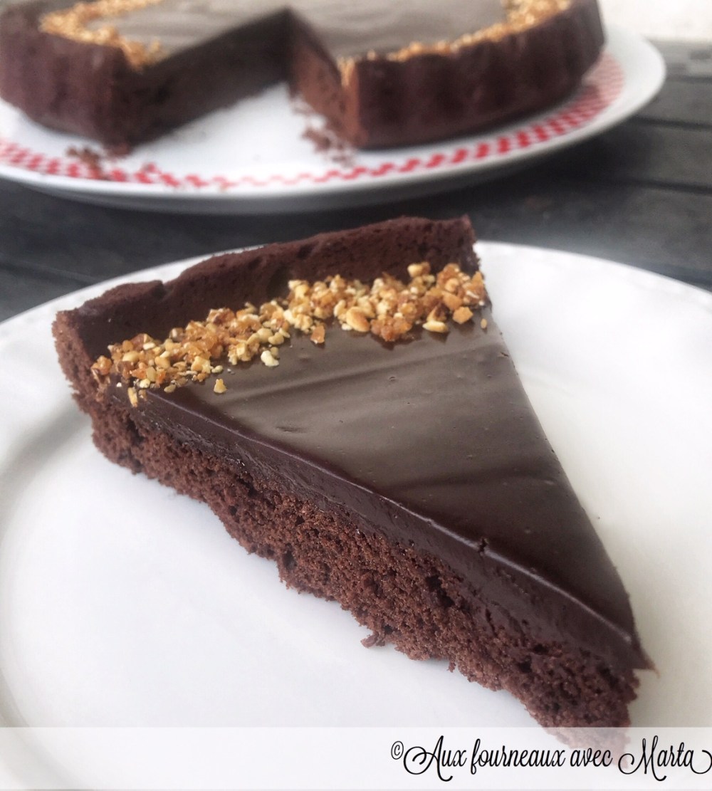 tarte renversée chocolat noisettes11
