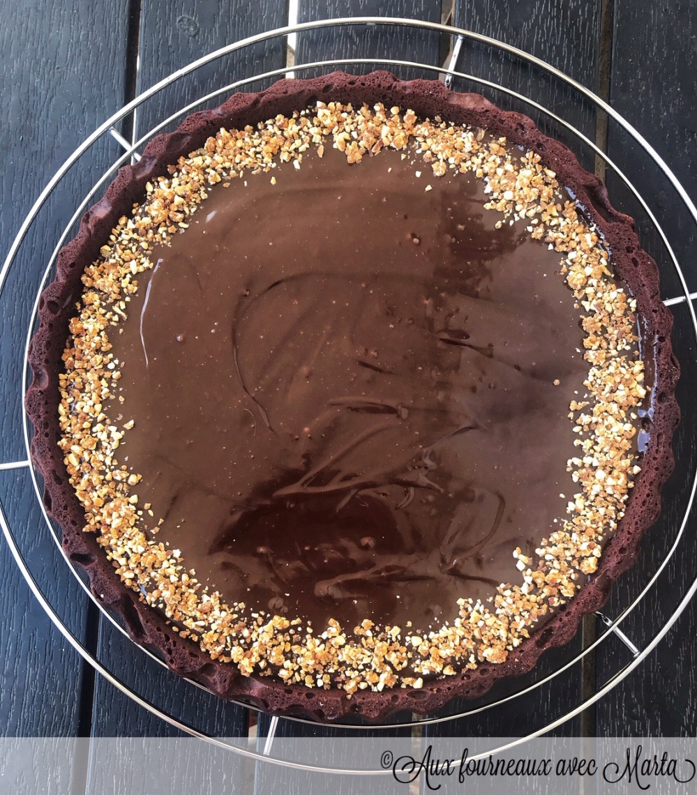 tarte renversée chocolat noisettes8